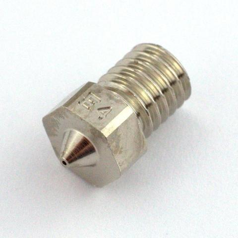 Hardened steel 3D printer nozzles