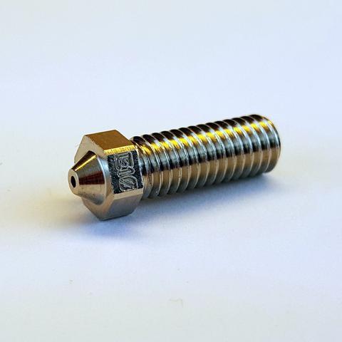 Hardened steel 3D printer nozzles