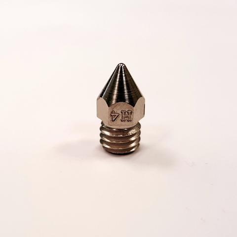 Hardened steel 3D printer nozzles