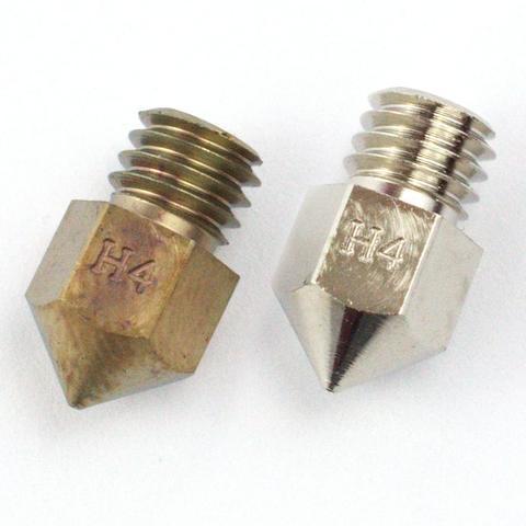 Hardened steel 3D printer nozzles